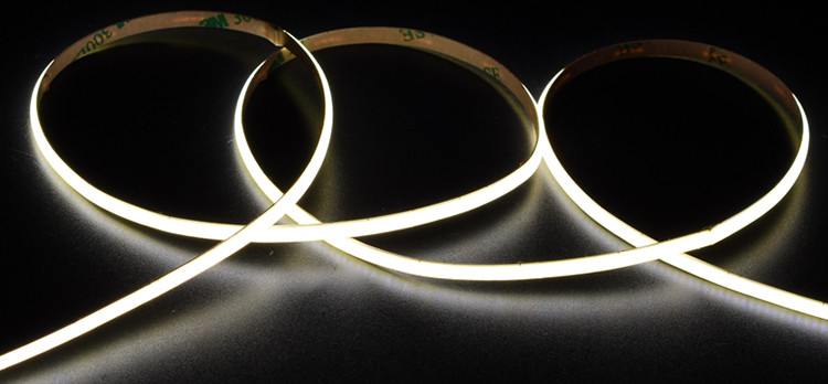 4.5MM 12V LED Light Strips COB Dotless Linear White For Stairs