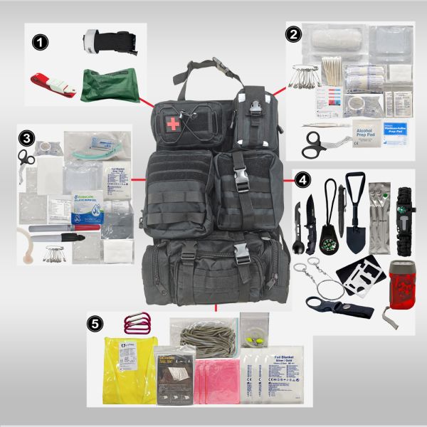 Hot Selling Professional Outdoor Adventure Off-Road Vehicle Tactical Rescue Kit/first Aid Kit