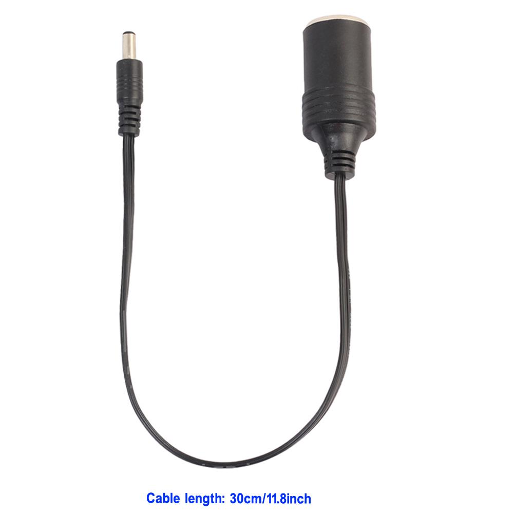 40cm 12v Car Cigarette Lighter Cable 10A Female Socket A B Type