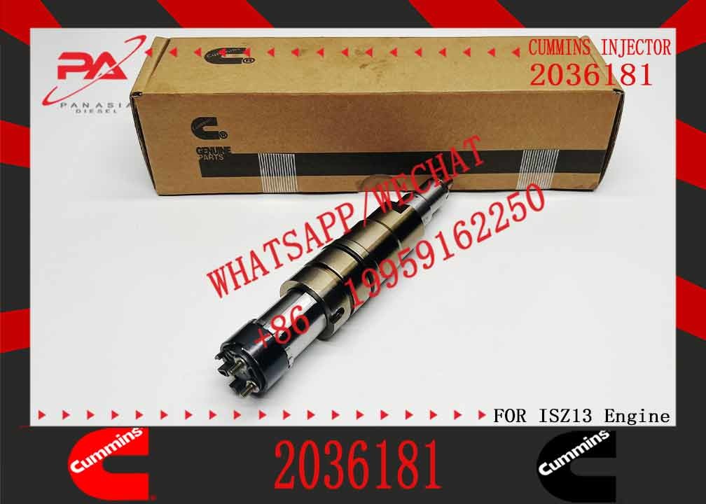 Common rail injector fuel injecto 2894920PX 2058444 2482244 2031386 for ISZ13 Excavator DC09 DC16 DC13