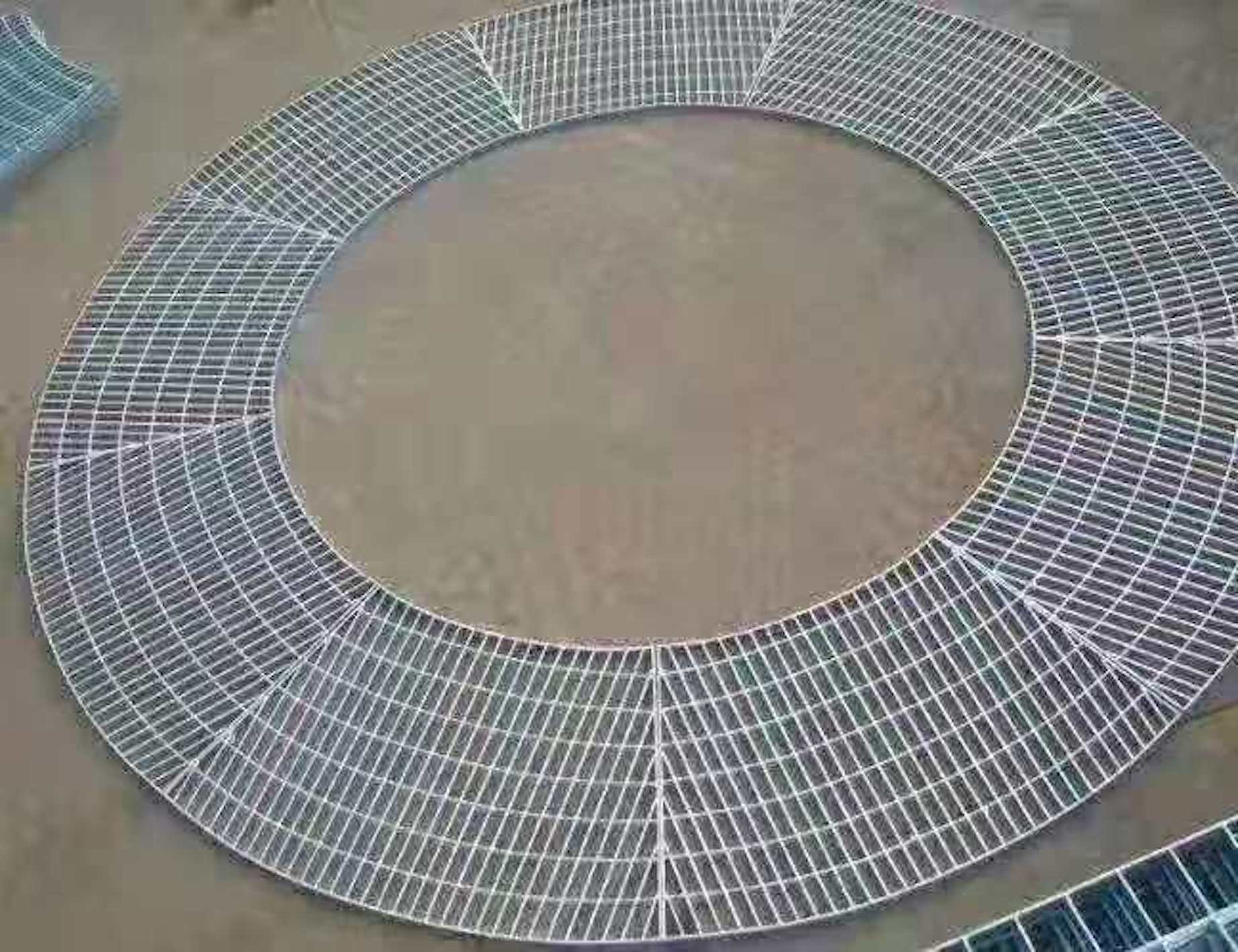 35mm Metal Mesh Grating Powder Coated Expanded Metal Grate Spray Color
