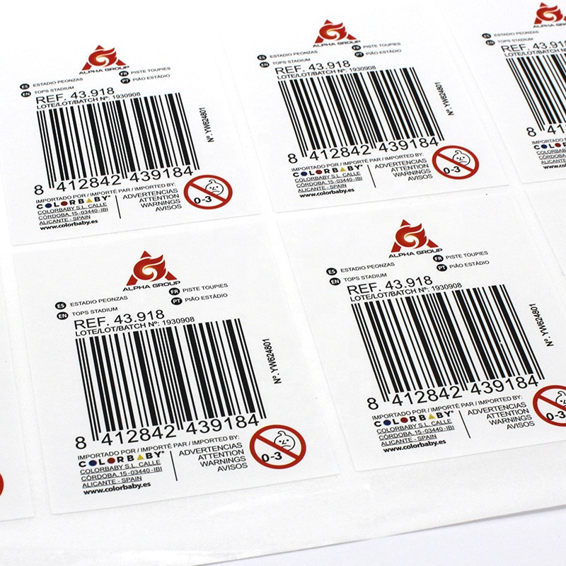 PVC Adhesive Personalised Business Stickers Labels For Glass Bottles