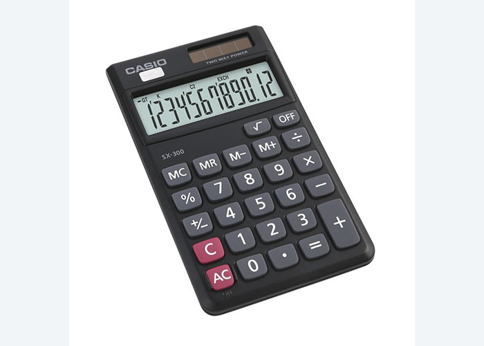 For Authentic Casio Casio SX-300 Mini Portable Carry on Pocket Small Calculator with Holster