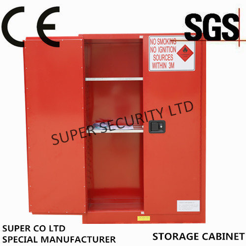SSMR100045P Chemical Acid Storage Cabinet Manual Close 3-point self-latching Steel Two door