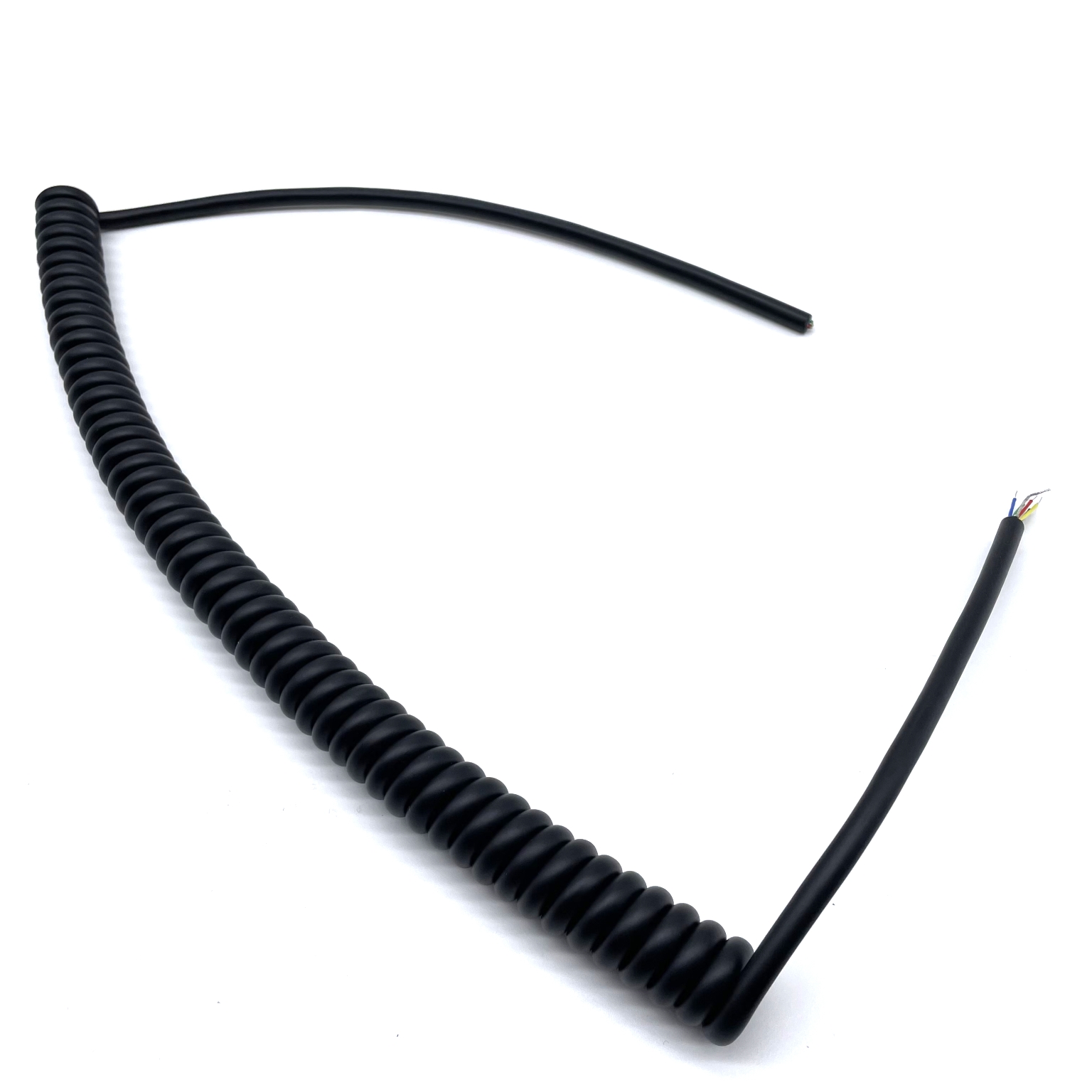 Multi Functional Custom Coiling Cables High Flexibility Spiral Spring Wire For Telephone