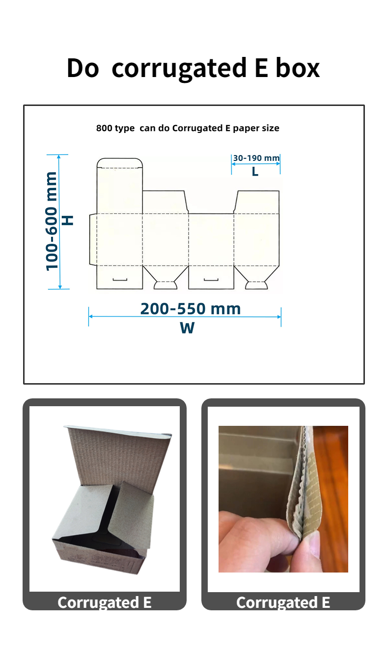 CQT 800 Water Soluble Cold Glue Automatic Gluer Folder Machine for Cardboard/Corrugated Boxes
