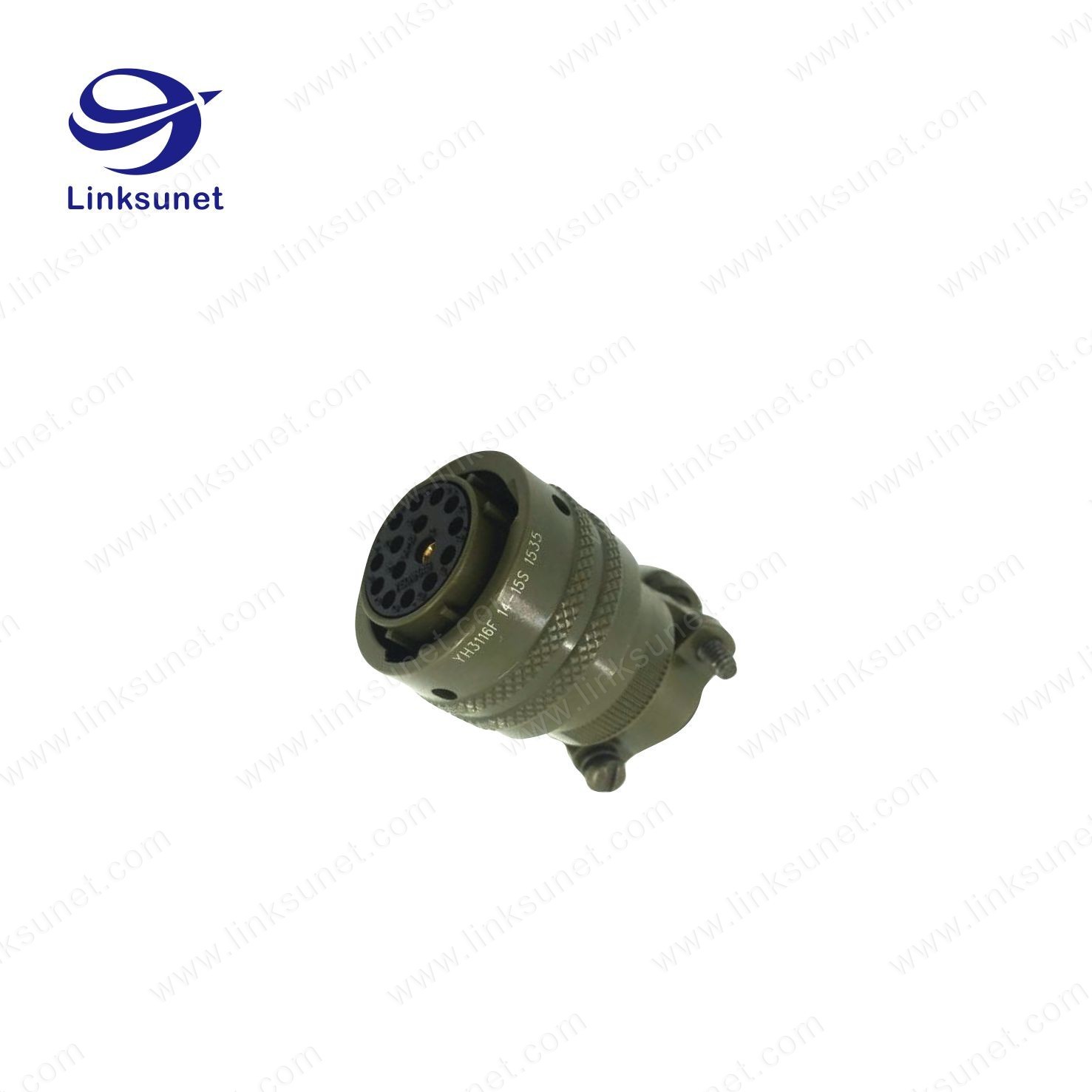 Ms3102 - 20 - 24p Female Sockets Circular Connector Cable Assembly LIYCY Cable 0.14 - 25C