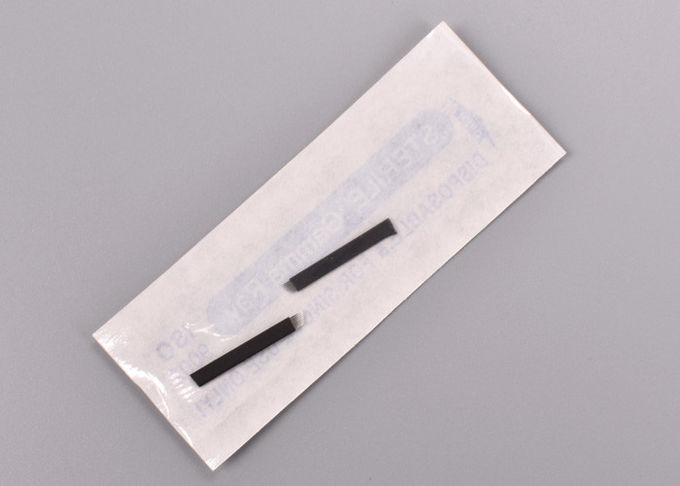 Disposable Sterilized 18F Tattoo Microblading Needles For 3D Eyebrow Embroidery