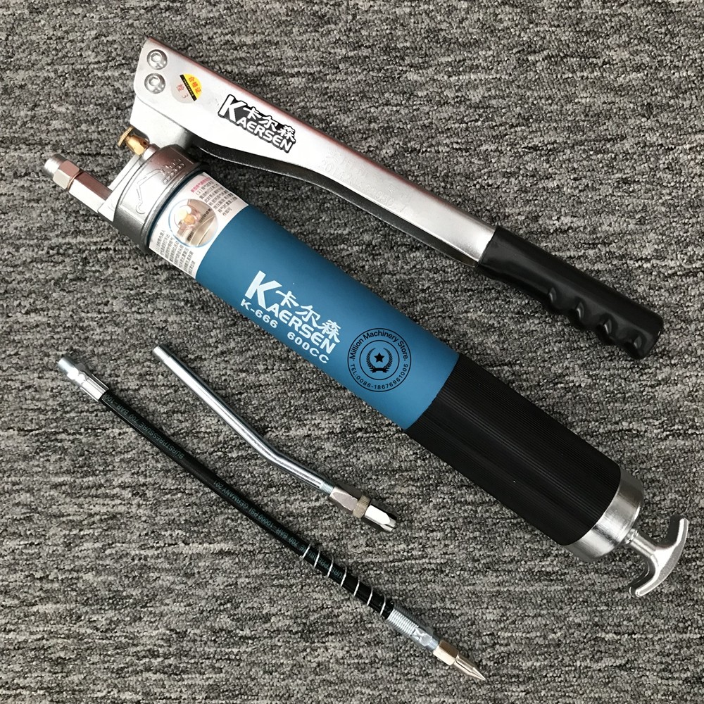 Auto Excavator Accessories Pneumatic Grip Grease Gun Delivers Repeating Air Operated