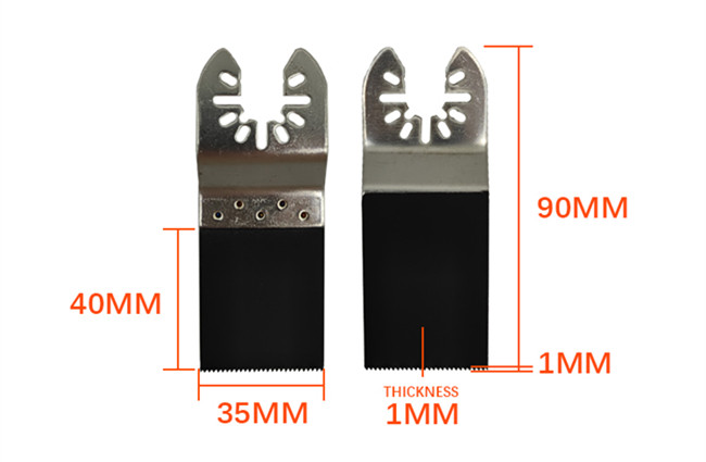 CE Black Silver Bi Metal Oscillating Saw Blade Multi Function
