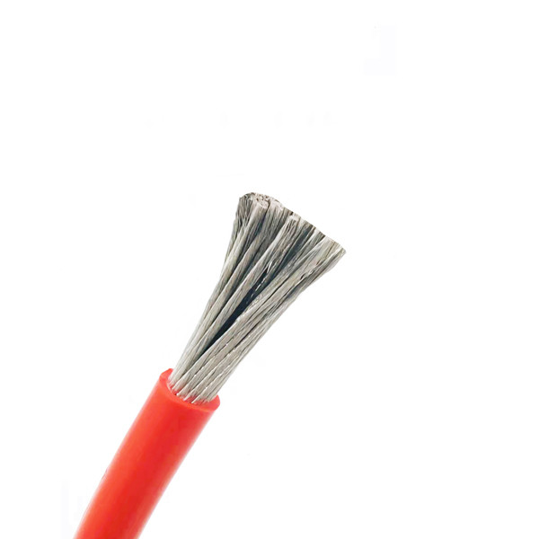 8 AWG XLPE OD 6.8 Mm High Voltage Tinned Copper Single Cable 125℃ 3000V