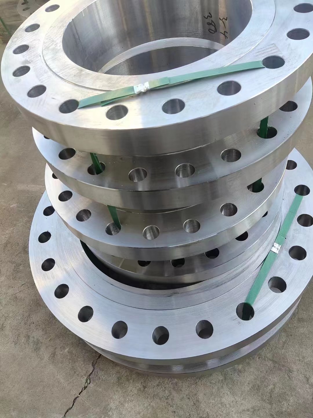 ANSI 150 Forged Stainless Steel Flange Backing Ring Electro Galvanizing Coating