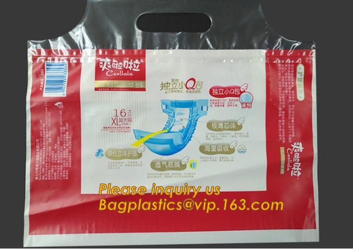 Factory Custom made Environmental PVC clear packaging toy storage handle bag,plastic tote packaging bag with handles fro
