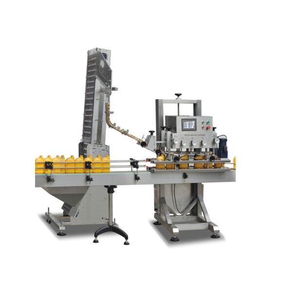 Automatic High Speed Plastic Bottle Capping Machine Equipment Easy Operation