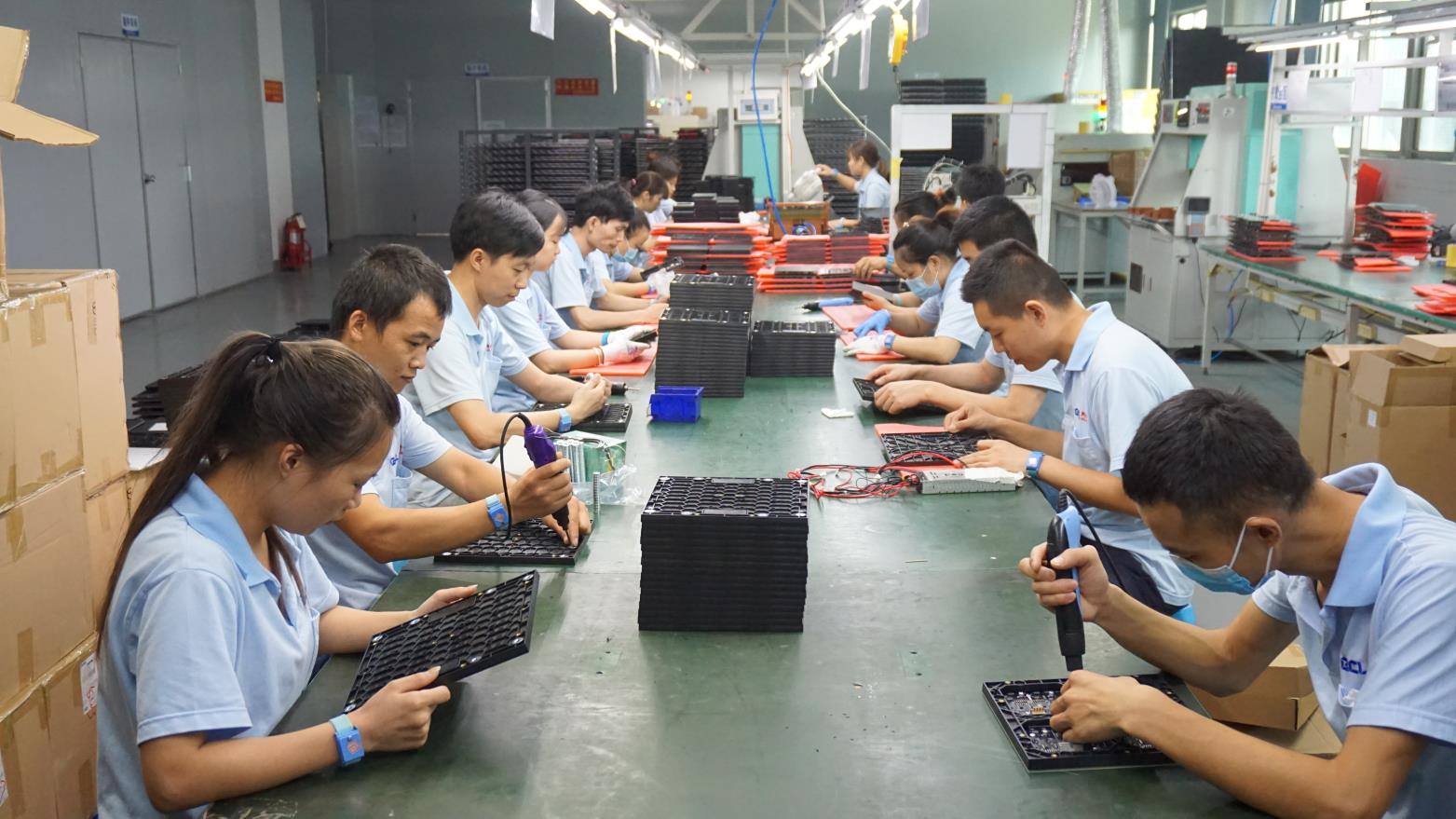 P10 Digital Electronic LED Display Screen LED Factory Display For Black Fix Billboard