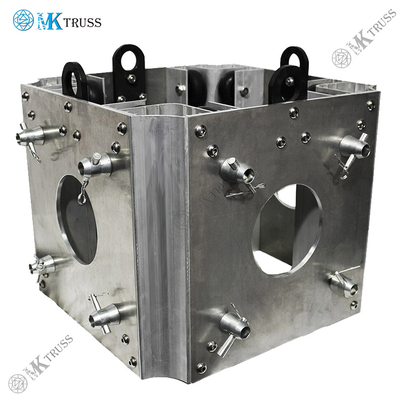 Square Circle Arch Triangle Ladder Truss Alu Sleeve Block for Ground Support Tower System