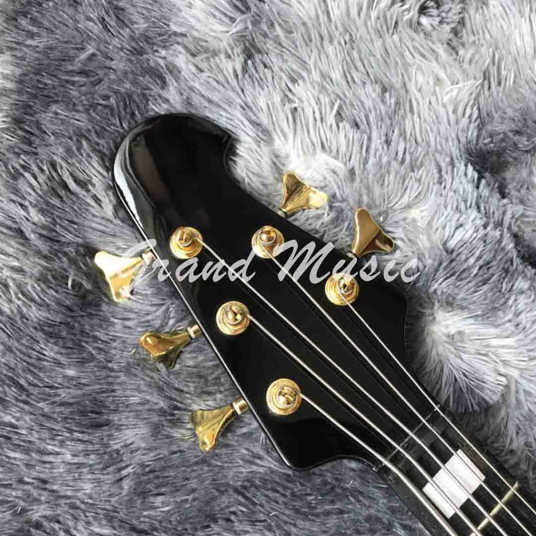 Custom Grand Nathan East Signature Model Neck Through 5-piece Maple Mahogany Neck Body Guitar Bass