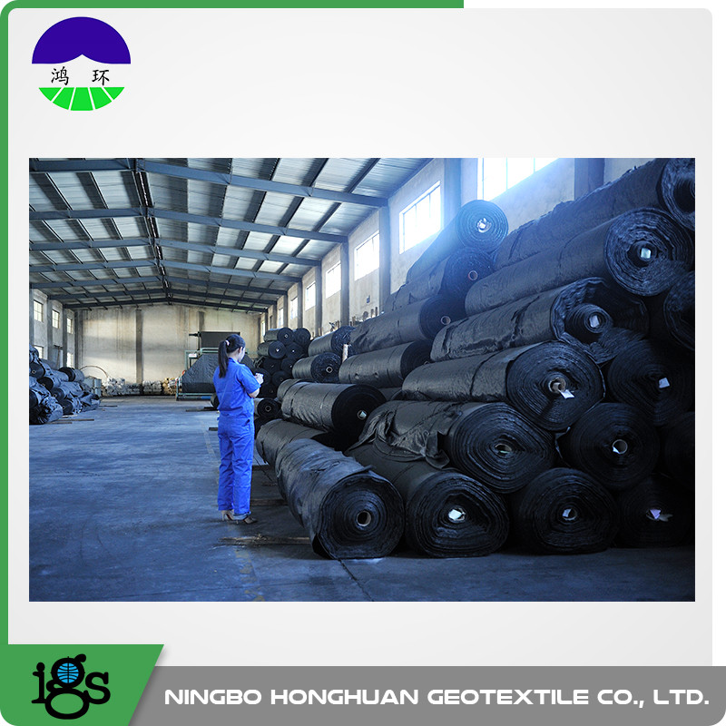 6meter Width Black 600gsm Woven Geotextile Fabric