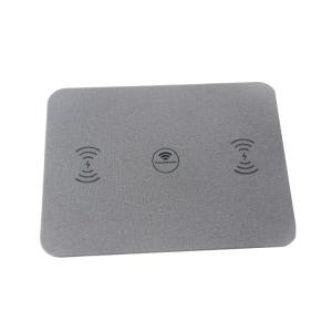 Buy cheap FCC Office PU Leather Mouse Pad Mobile Phone Wireless Charging product