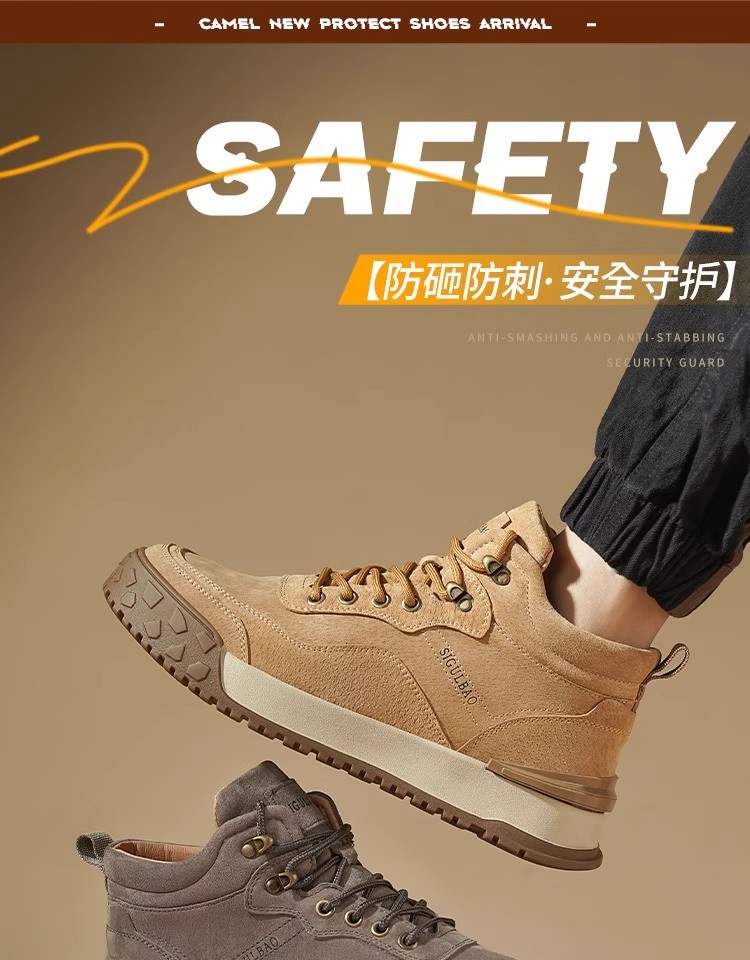 Kevlar Work Boots in Black for Superior Safety in Workplace