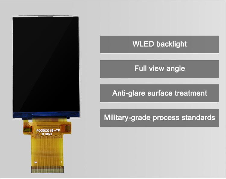 Polcd 250 Nit 3.5 Inch Capacitive Touch Screen ILI9488 Touch Screen Tft Lcd