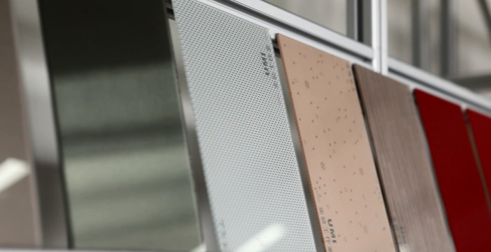 Winkle Grain Bevel Edge 3D Effect Decorative Tempered Glass