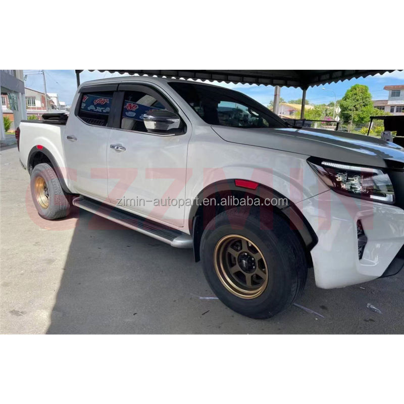 LED Light Design ABS Plastic Wheel Fender Flare For NP300 Navara 2021