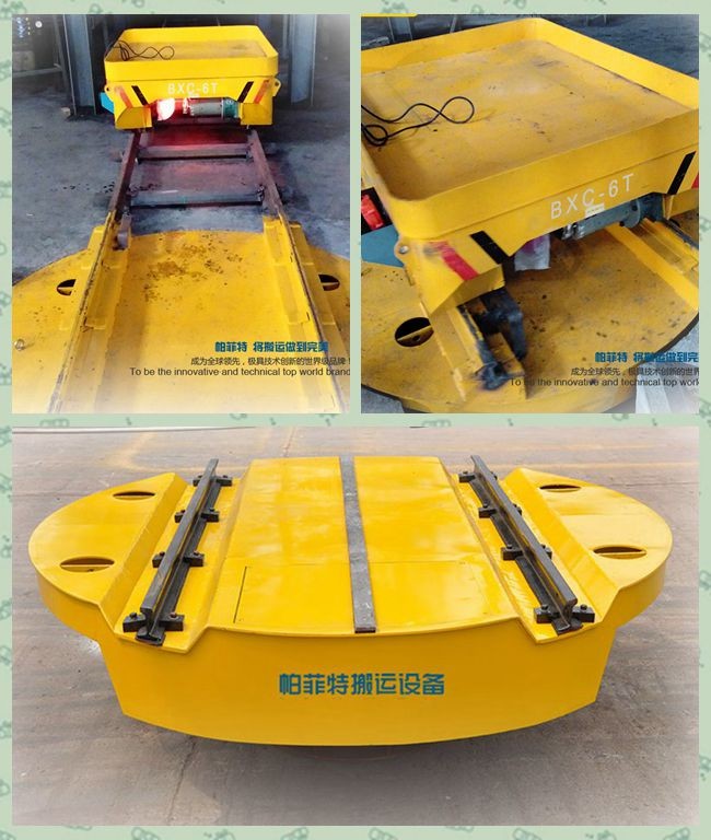 Heavy Duty Stuff Handing Remote Control Manual Pallet Turntable For Warehouse