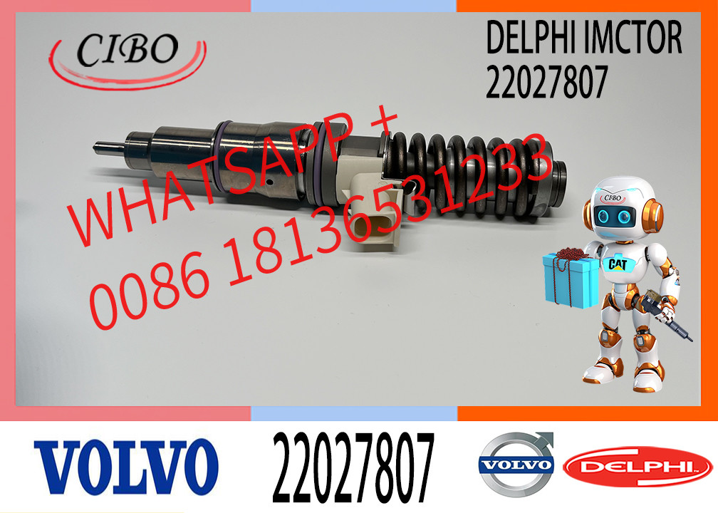 Diesel Fuel Injector Assembly 33800-84700 22027808 22027807 BEBE4B03001 Common Rail Injector Use For VOL-VO Mack Fit Hyundai E3.5