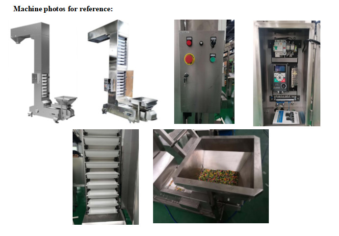 Automatic Nuts Cookie Premade Bag Packing Machine Multihead Weigher