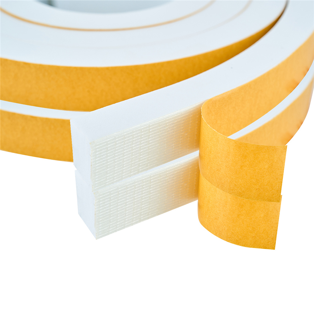 High Density Foam Weather Stripping For Insulating Door Frame Window Soundproof Self Adhesive