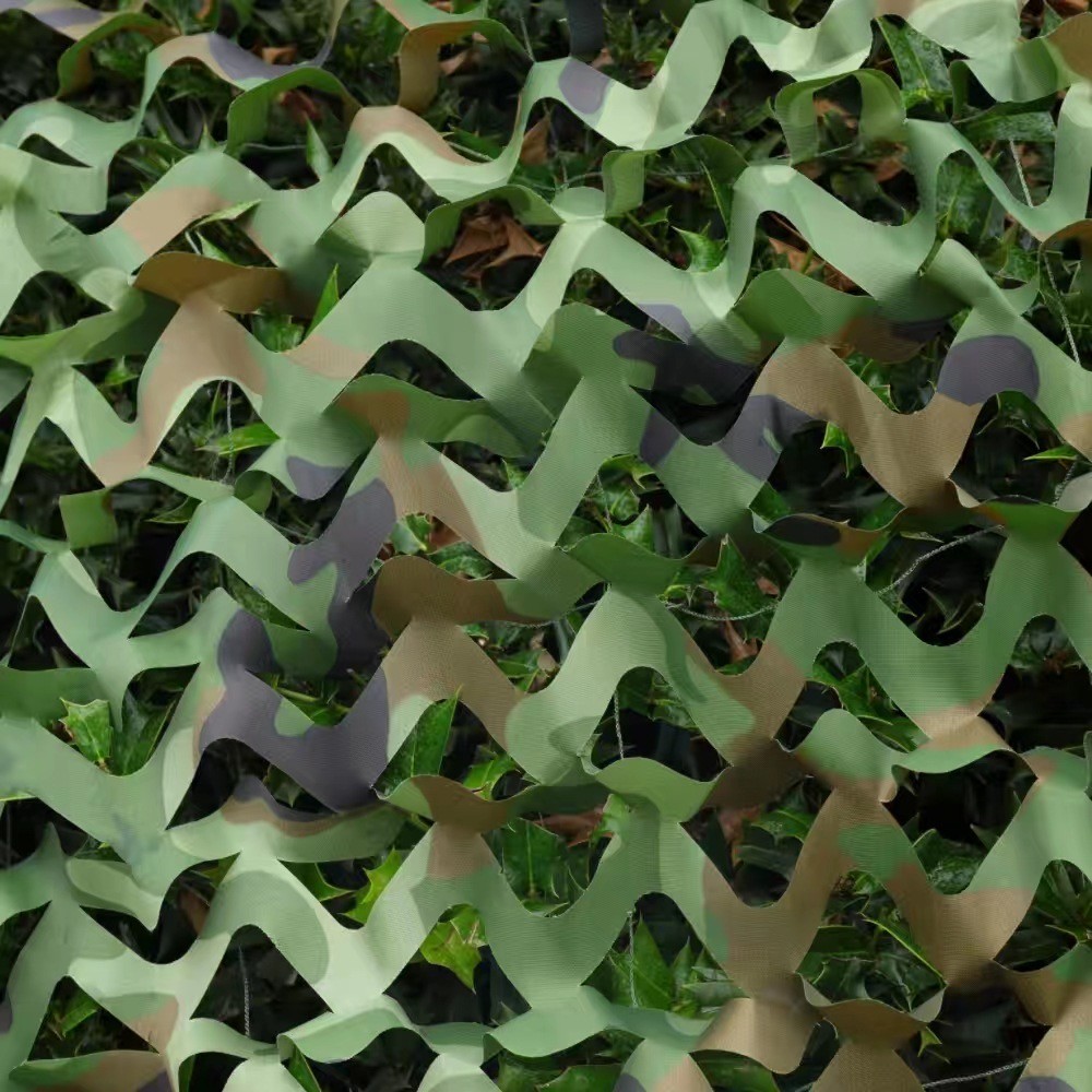 150D 210D Double-layer Polyester Durable Camouflage Net Outdoor Car Garnished Outdoor Sunshade Net