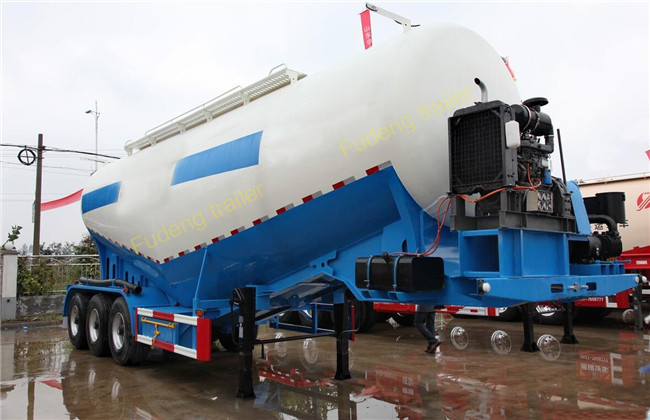 13 Ton 3 Axle Bulk Cement Tanker Trailer Three Axle Semi Trailer