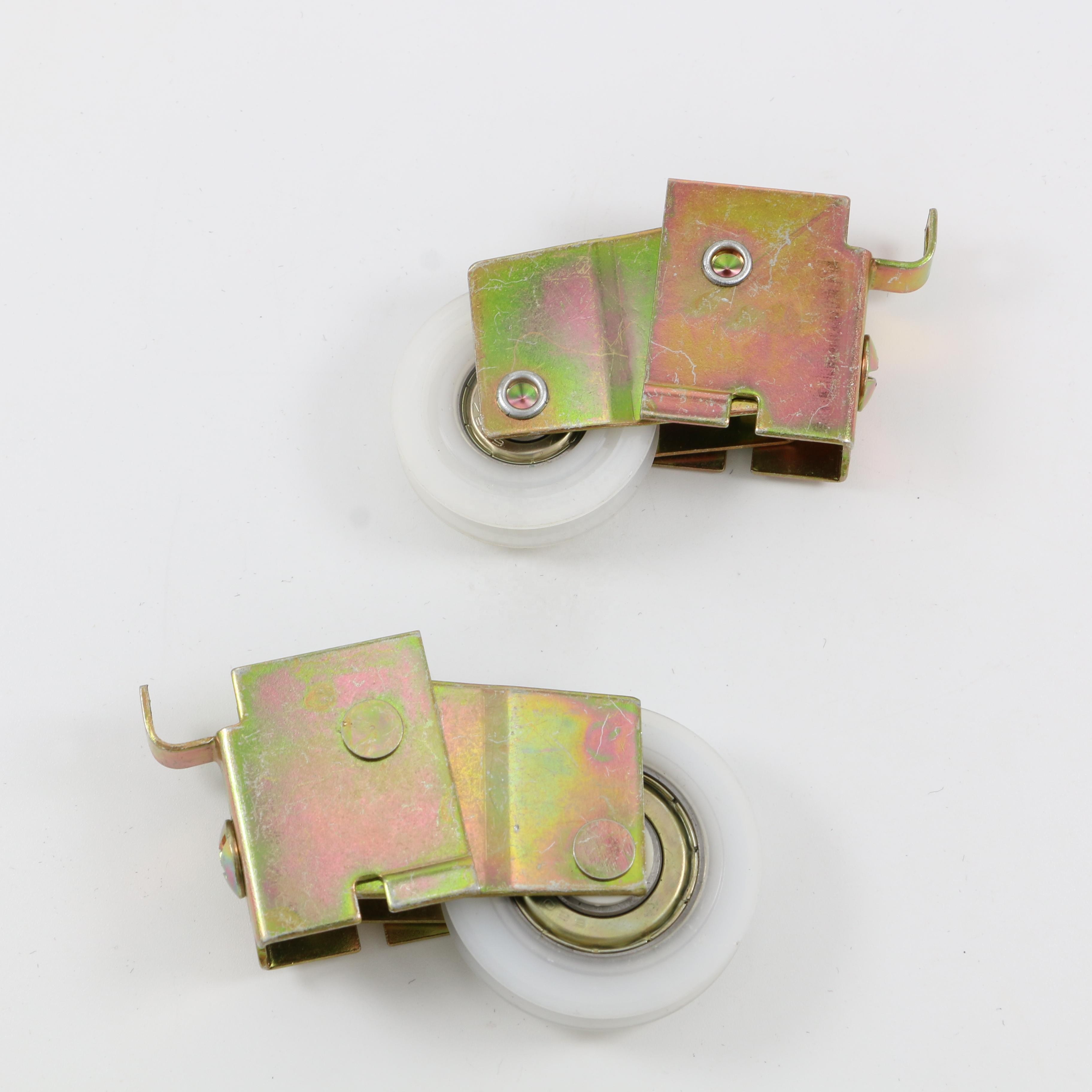 1.0mm 1.2mm Sash Window Pulley Wheels 608zz 6001zz Bearing Nylon material