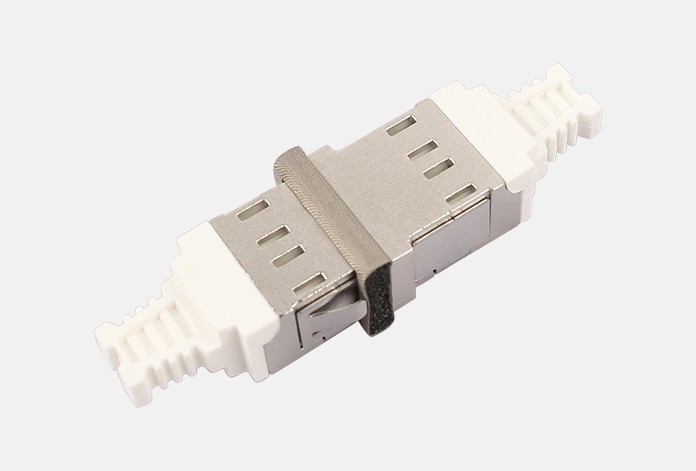 700 SM MM DX LC LC Fiber Coupler Metal Adapter Without Flange