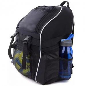 China 420D Nylon Soccer / Basketball Bag Backpack 30 - 40L For Outdoor Training on sale