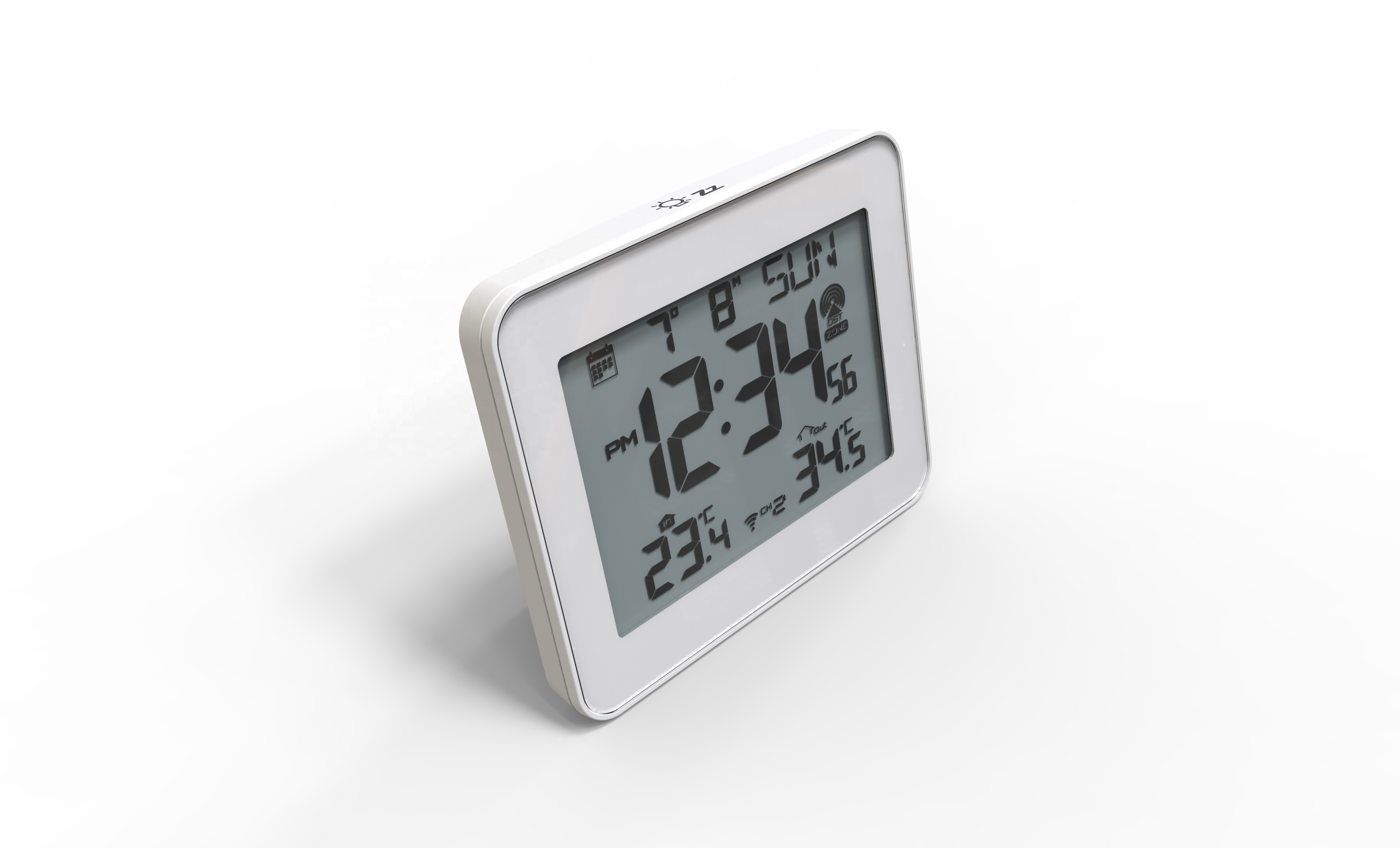 Temperature Humidity Measurement Home Wireless Sensors Desk Weather Station Customized