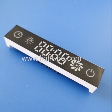 Customized Blue/Green/Red 7 Segment LED Display Module For Kitchen Hoods Control Switch