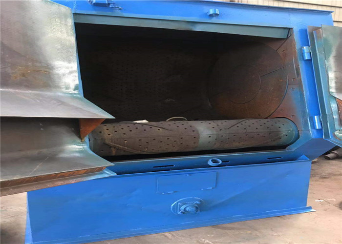 Q3210 Tumble Shot Blasting Machine Abrator Type With 1.3m*1.3m*1m Inner Size