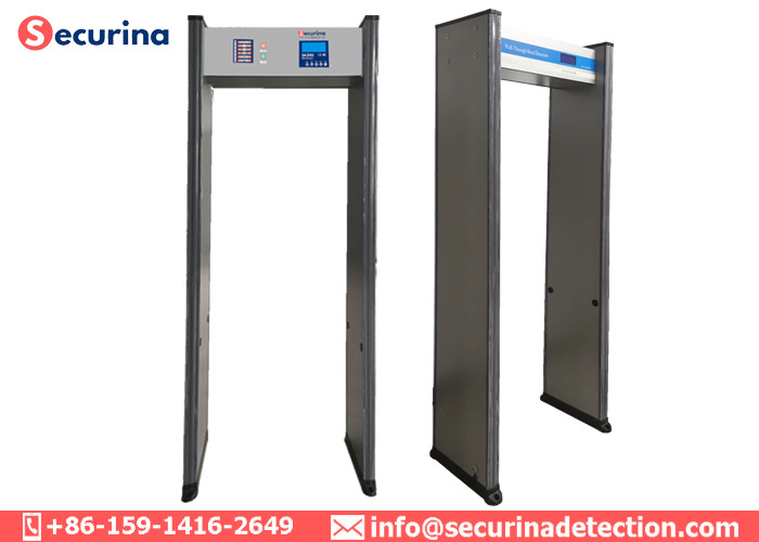 Wide Applications Door Frame Metal Detector 6 Detecting Zones For Public Security