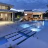 Buy cheap OEM Building Tempered Glass Swimming Pool Balcony Railing Glass 316 Clamp Spigot from wholesalers