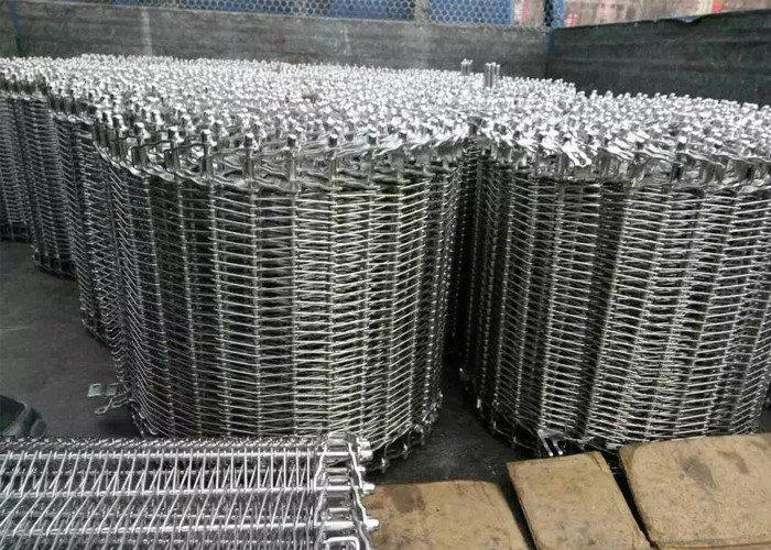 304 Stainless Steel Chain Mesh Conveyor Belt Easy To Clean And Use Long Time