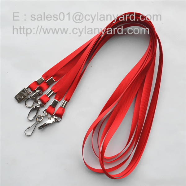 imprinted nylon badge lanyards