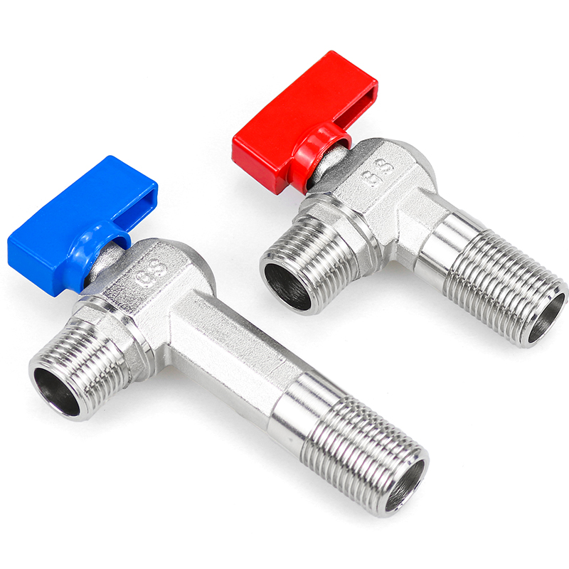 90 Degree 2 Way Angle Valve PN10 PN16 PN20 Male Shower Water Angle Valve