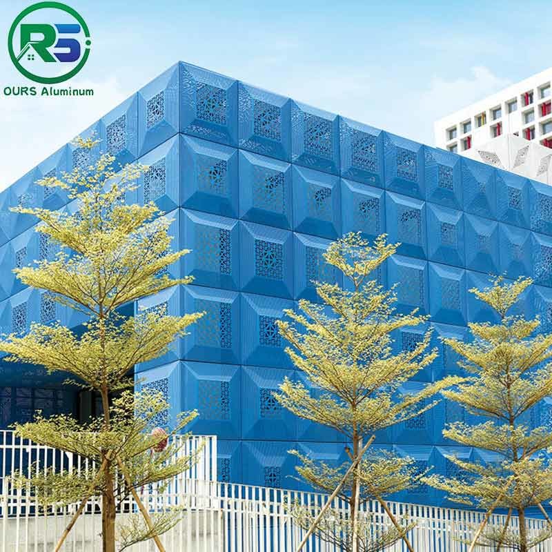 Artistic Aluminum laser cutting Wall Panels CNC Carved Exterior PVDF Coating