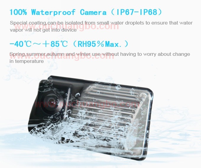Ouchuangbo waterproof night vision wide angle 170 degree camera BYD F3 OCB-T6873