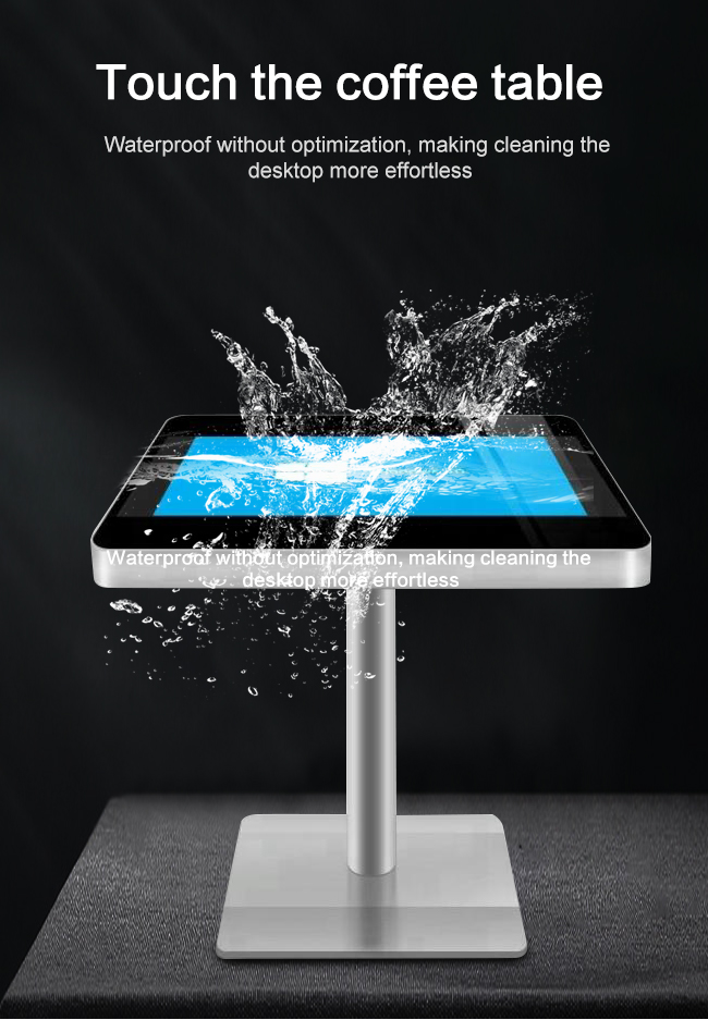 Waterproof Interactive Lcd Screen Touch The Coffee Table Smart Game Table With Touch For Mall Or Restaurant