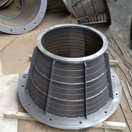 Stainless Steel Mesh Filter Wedge Wire Centrifugal Basket Coal Dewatering Cylinder Sieve Screen