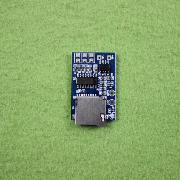 TF Card MP3 Decoder Board With 2W Power Decoding Module 3.7-5V Mixed Mono Playback Volume Memory With Memory