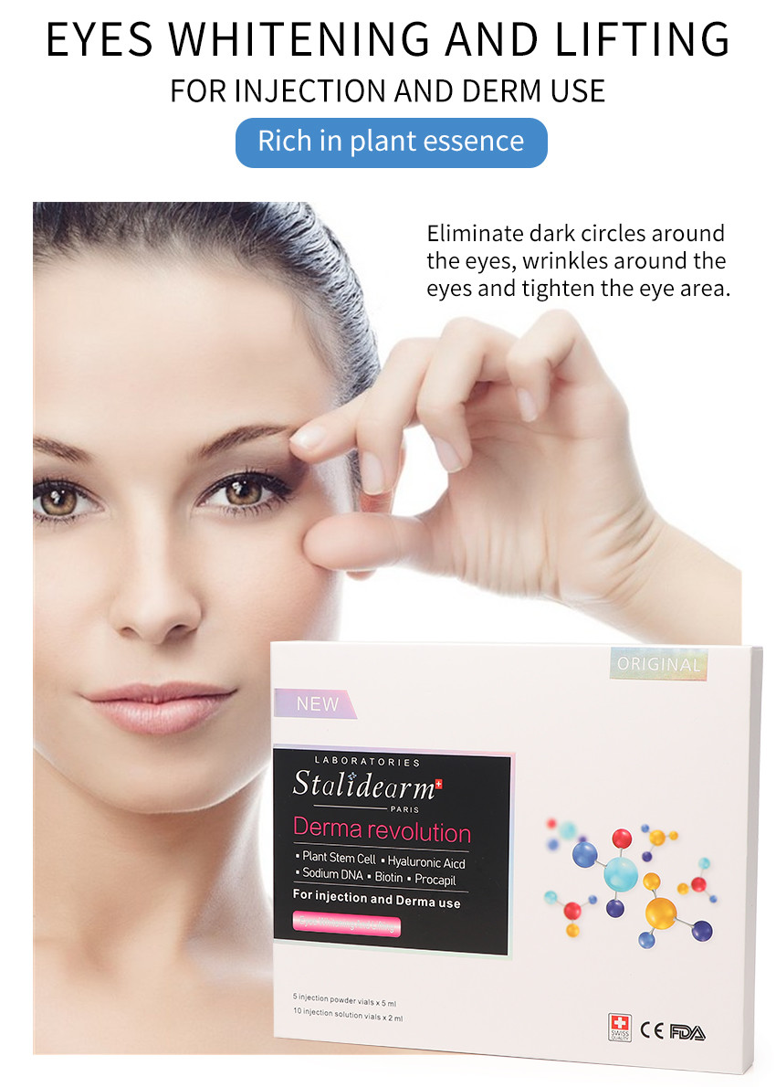 Stalidearm Eye Whitening Youth Serum Injection Anti Wrinkles Skin Lifting Derma Microneedling Essence